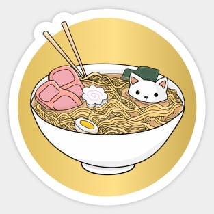 Ramen Cat Sticker